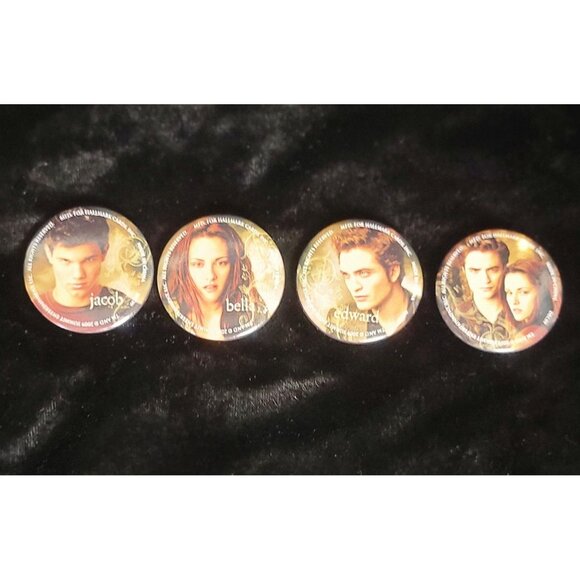 Collectible New Moon Pins, Set of 4 (set #1) - Picture 4 of 10